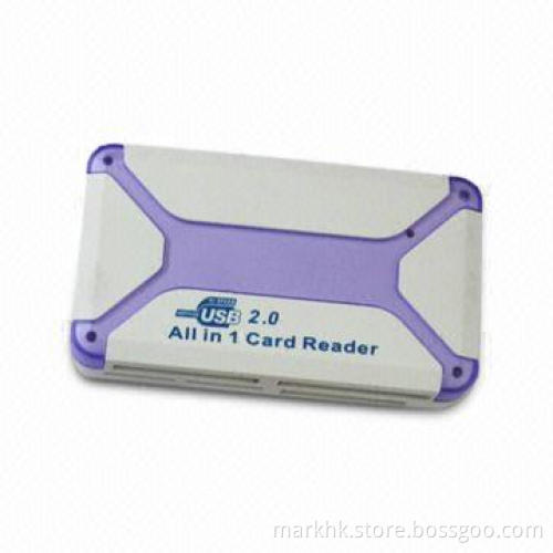 Card Reader, 6 Slots Card Reader, Supports Microsoft's Window's 9X/2000/XP/Vista/7